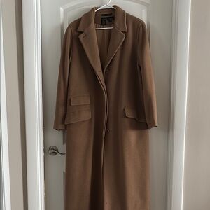 Anne Klein Tan Long Coat